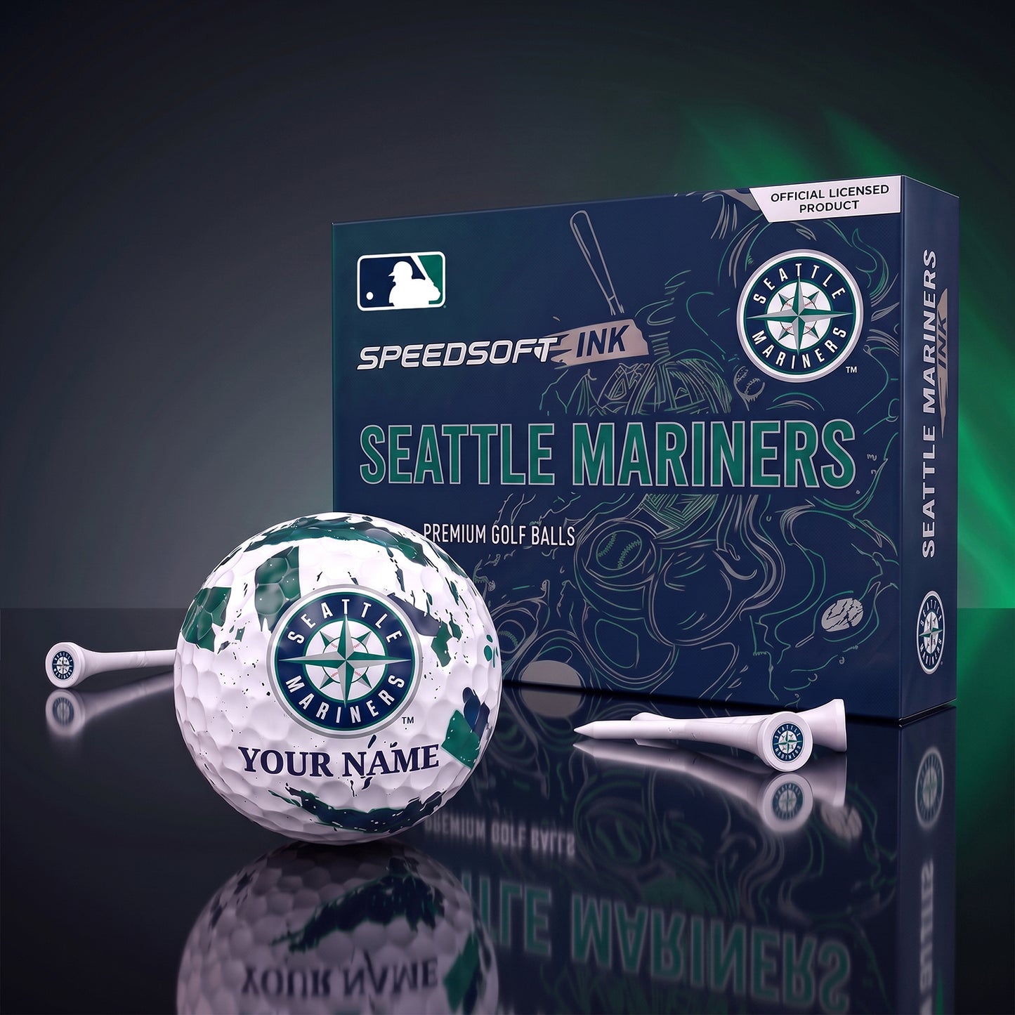 PREMIUM MLB X SM EXCLUSIVE PERSONALIZED GOLF BALL SET LIMITED EDTION