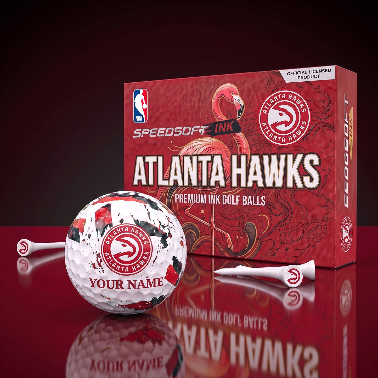 PREMIUM NBA X AH EXCLUSIVE PERSONALIZED GOLF BALL SET LIMITED EDTION