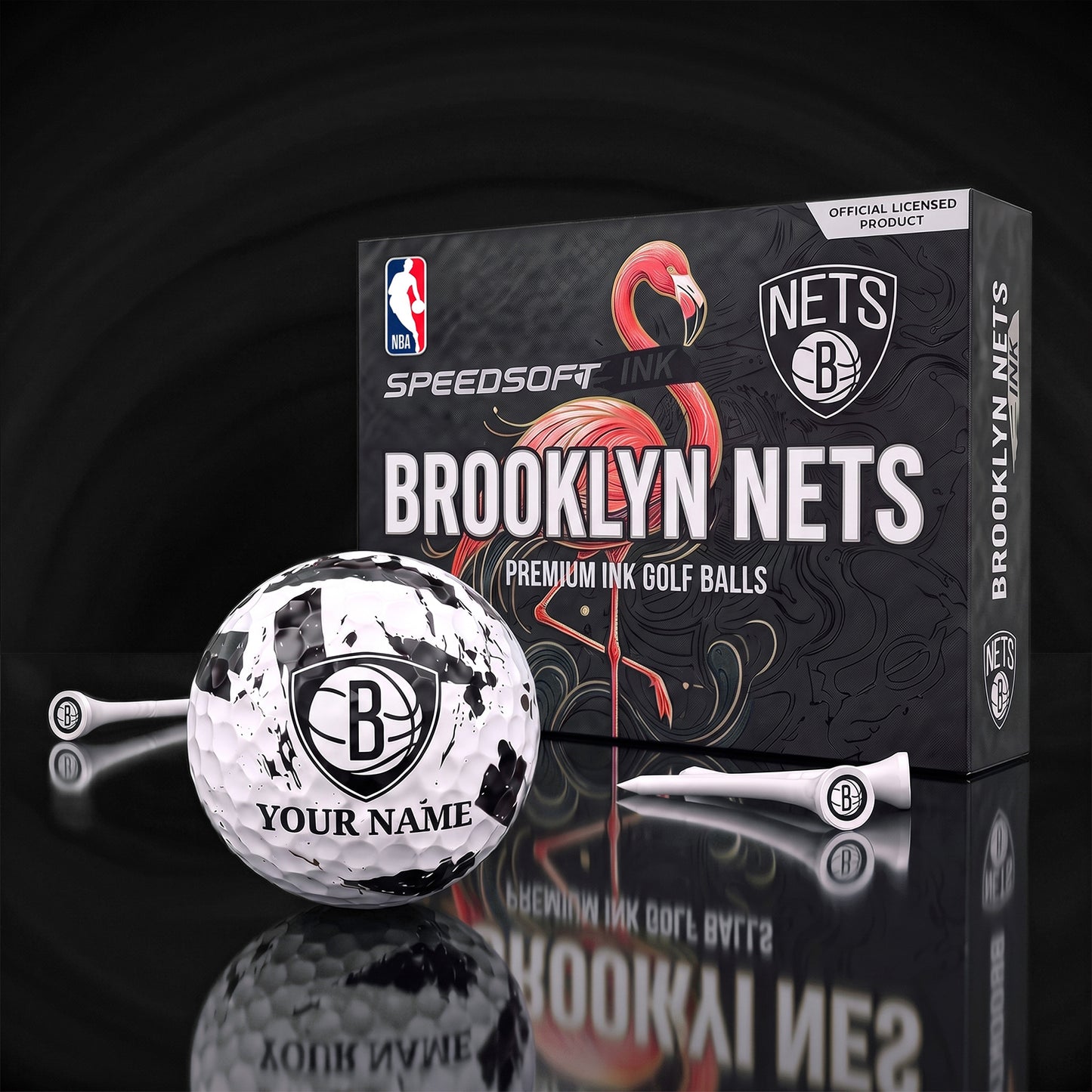 PREMIUM NBA X BN EXCLUSIVE PERSONALIZED GOLF BALL SET LIMITED EDTION