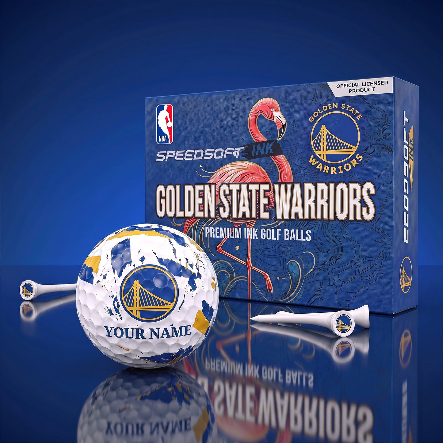 PREMIUM NBA X GSW EXCLUSIVE PERSONALIZED GOLF BALL SET LIMITED EDTION