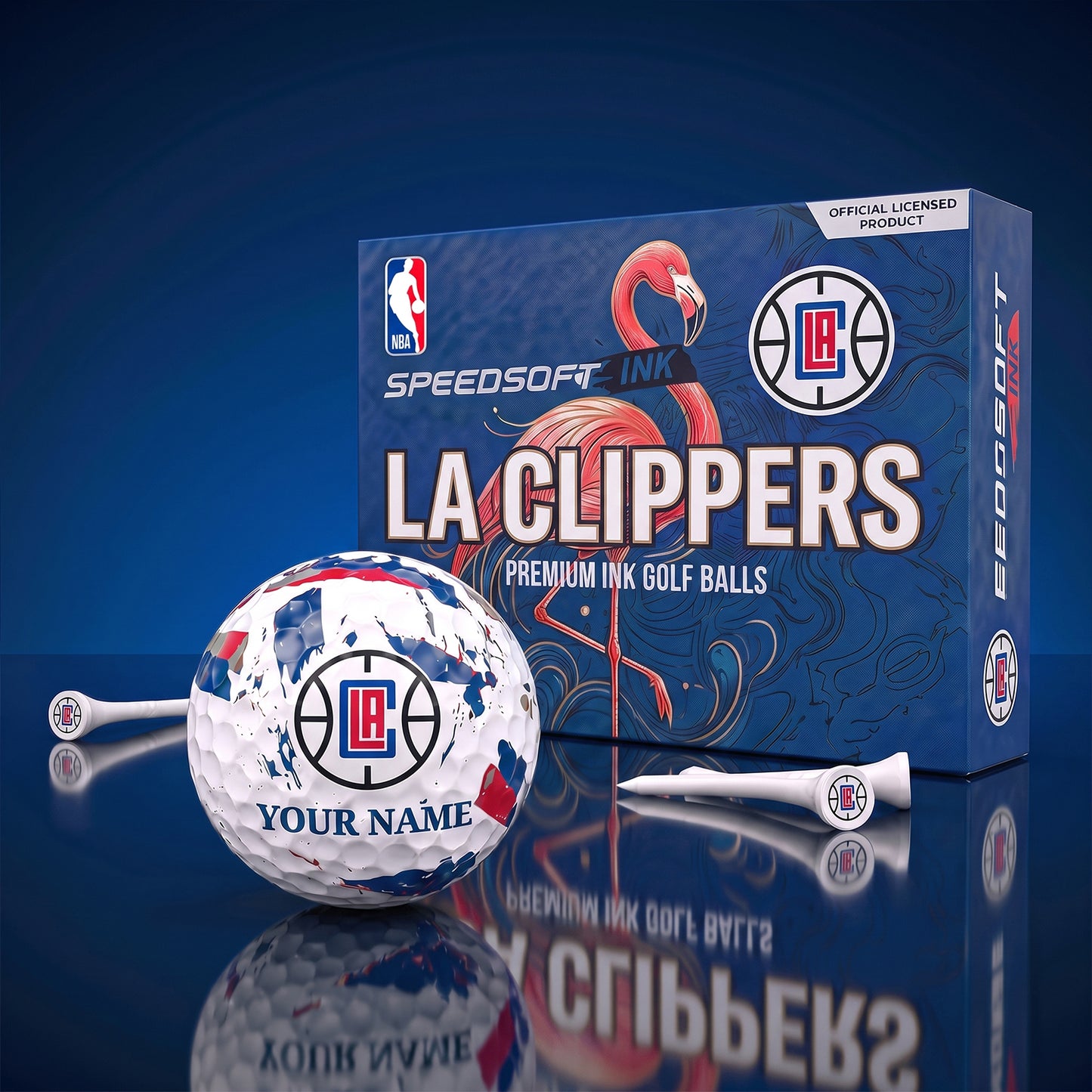 PREMIUM NBA X LAC EXCLUSIVE PERSONALIZED GOLF BALL SET LIMITED EDTION