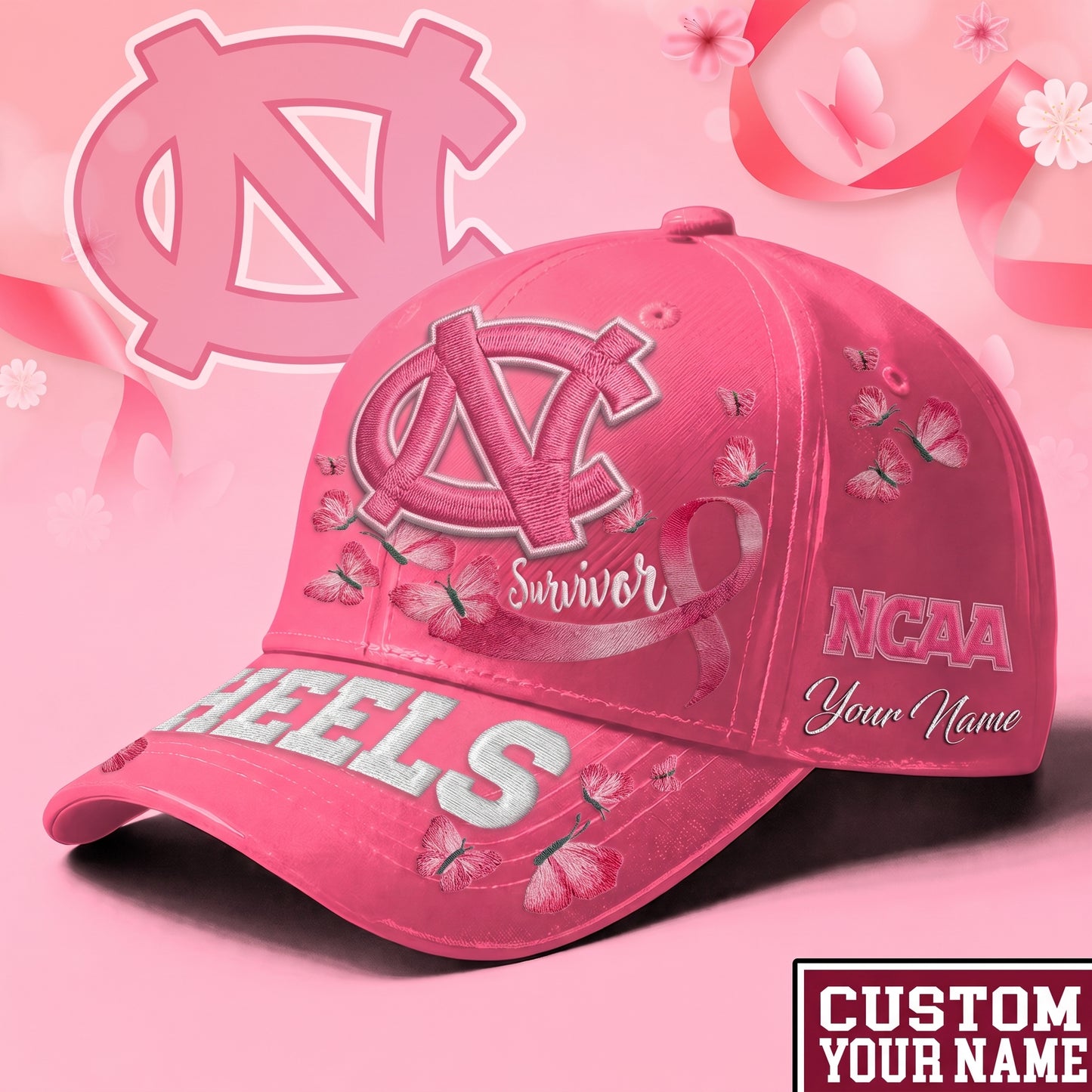PREMIUM NCAA X NOR EXCLUSIVE BREAST CANCER SURVIOR CAP