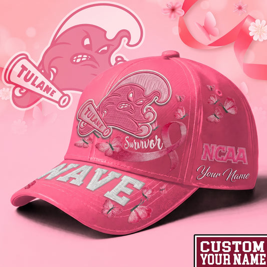 PREMIUM NCAA X TUL EXCLUSIVE BREAST CANCER SURVIOR CAP