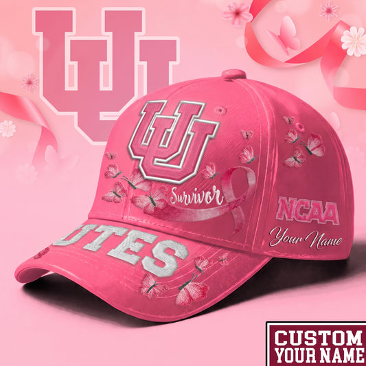 PREMIUM NCAA X UU EXCLUSIVE BREAST CANCER SURVIOR CAP