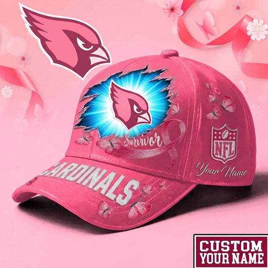 PREMIUM NFL X ARI Exclusive Breast Cancer SURVIOR CAP V3