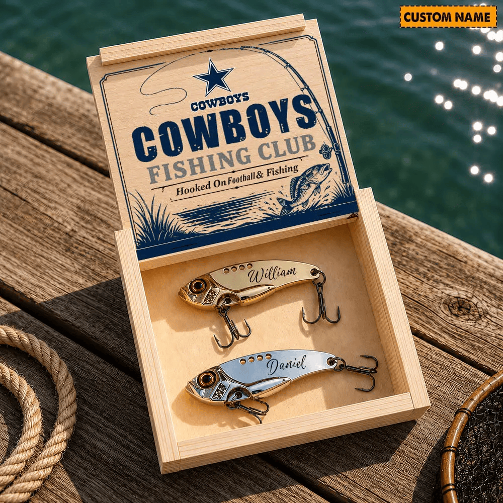 PREMIUM NFL X DAL Custom Name Fishing Lure Set Gift For Fan - Limited Edition 070726