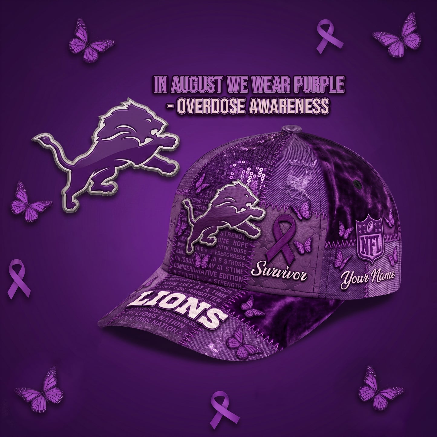 PREMIUM NFL X DL EXCLUSIVE OA PERSONALIZED CAP