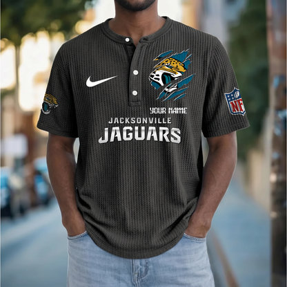 PREMIUM NFL  X  JJ Crew neck button Henry Shirt Limited Editions NDT VHM 230426