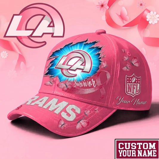 PREMIUM NFL X LAR Exclusive Breast Cancer SURVIOR CAP V3