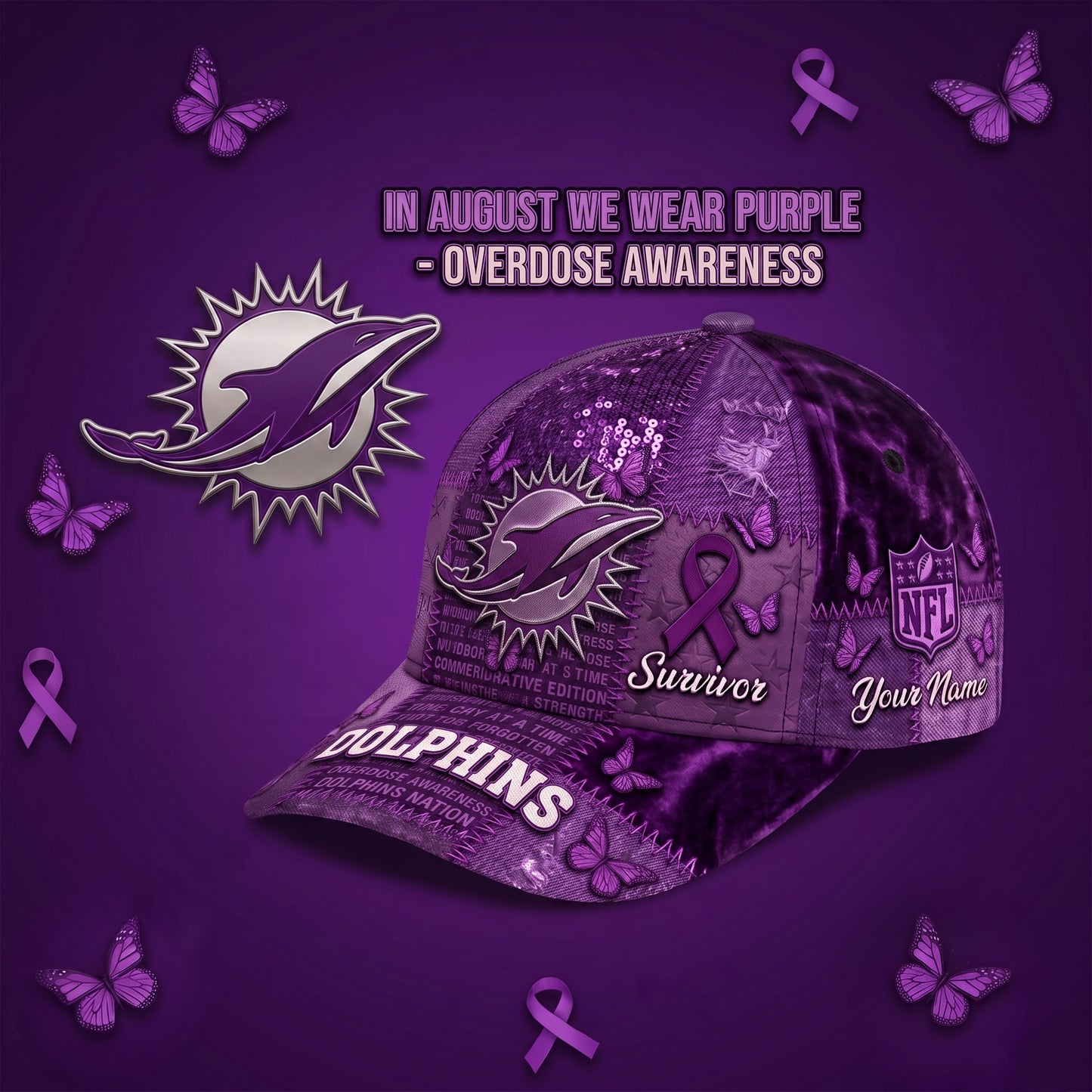 PREMIUM NFL X MD EXCLUSIVE OA PERSONALIZED CAP
