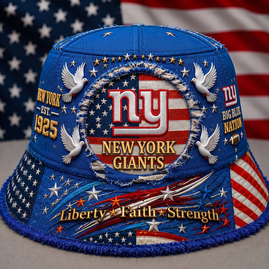 PREMIUM NFL X NYG EXCLUSIVE BUCKET HAT FOR SUMMER HOLIDAY