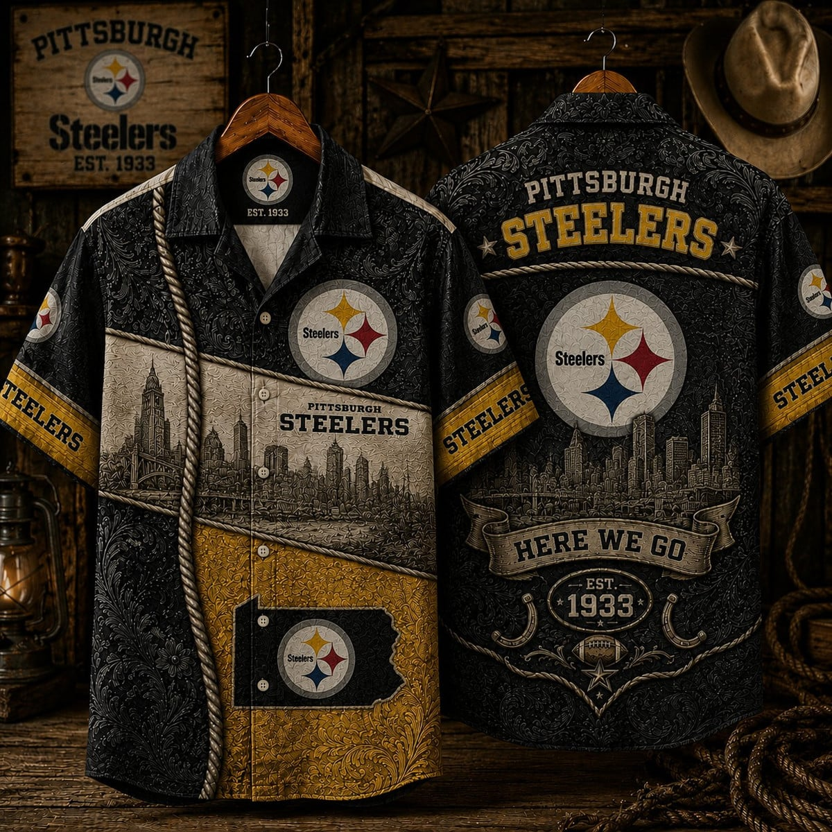 PREMIUM NFL X PS CLASSIC VINTAGE SILK SHIRT NDT VHM 220626
