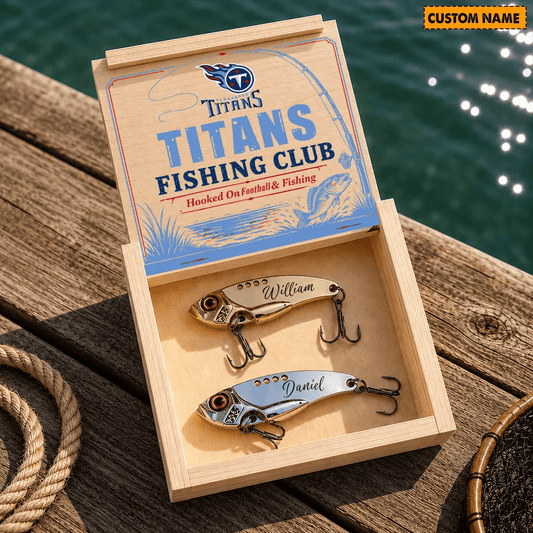 PREMIUM NFL X TEN Custom Name Fishing Lure Set Gift For Fan - Limited Edition 070726