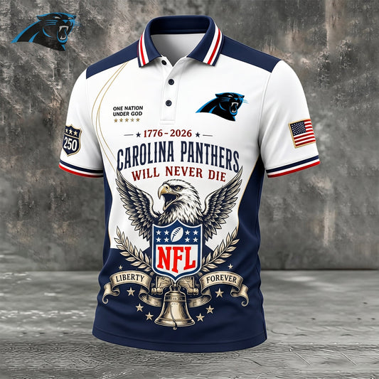 PREMIUM NFL x CAR EXCLUSIVE 250 Years Anniversary Of Freedom POLO SHIRT290626