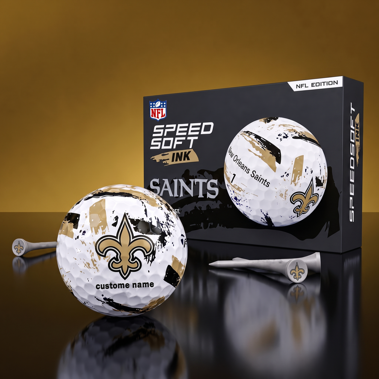 PREMIUM NFL x NOS EXCLUSIVE Speedsoft Ink Golf Balls Set Limited Editions V3