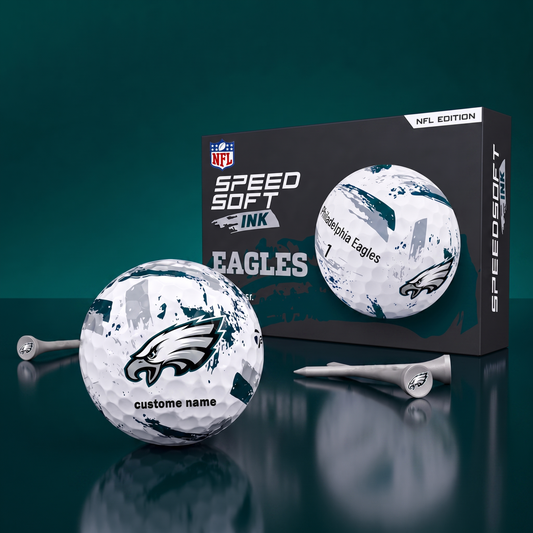 PREMIUM NFL x PE EXCLUSIVE Speedsoft Ink Golf Balls Set Limited Editions V3