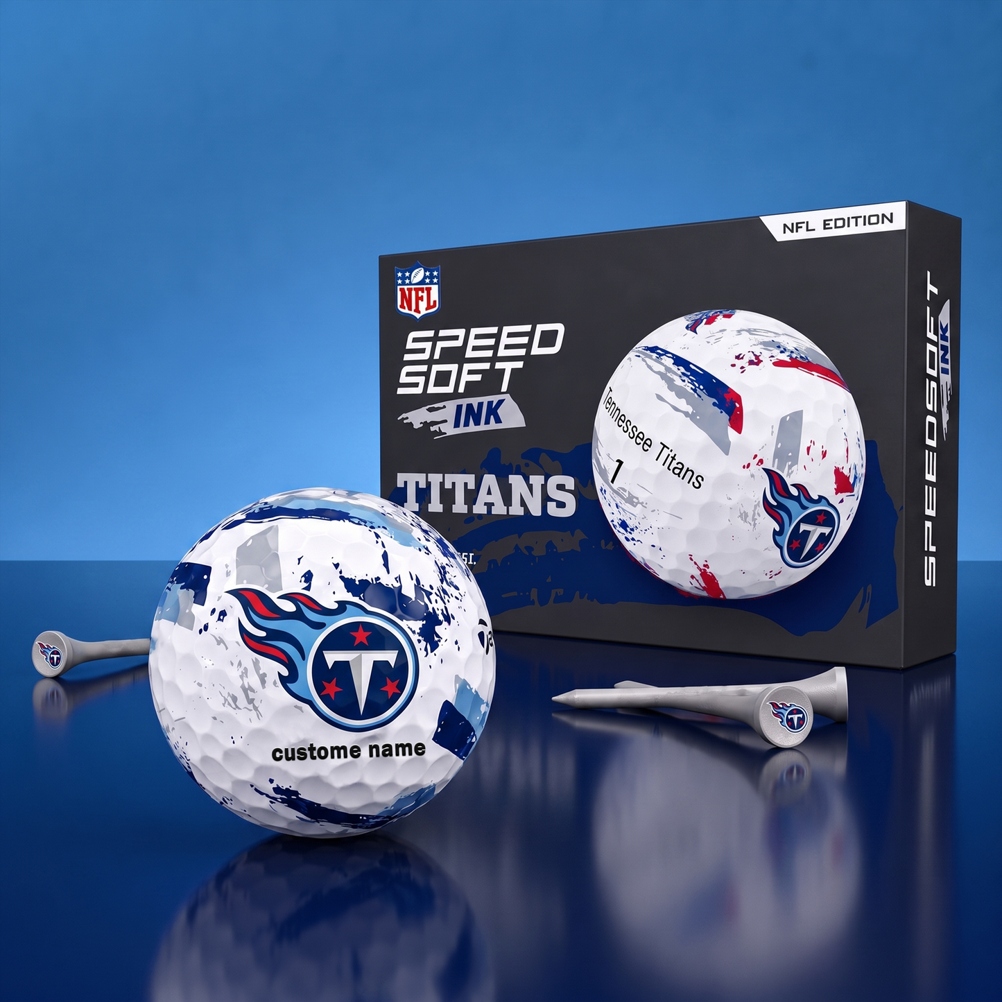 PREMIUM NFL x TT EXCLUSIVE Speedsoft Ink Golf Balls Set Limited Editions V3