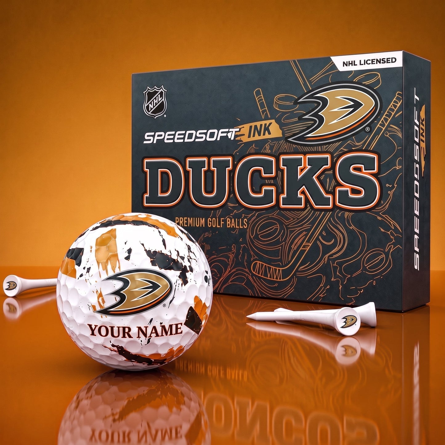 PREMIUM NHL X AD EXCLUSIVE PERSONALIZED GOLF BALL SET LIMITED EDTION