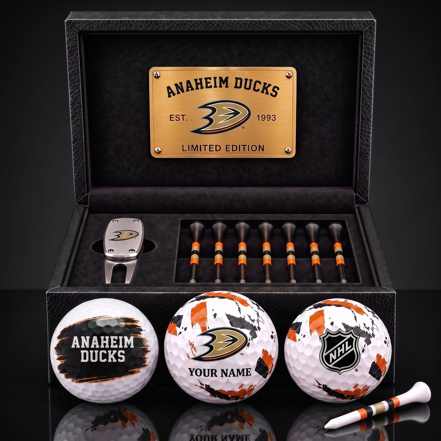 PREMIUM NHL X AD EXCLUSIVE PERSONALIZED GOLF BALL SET LIMITED EDTION