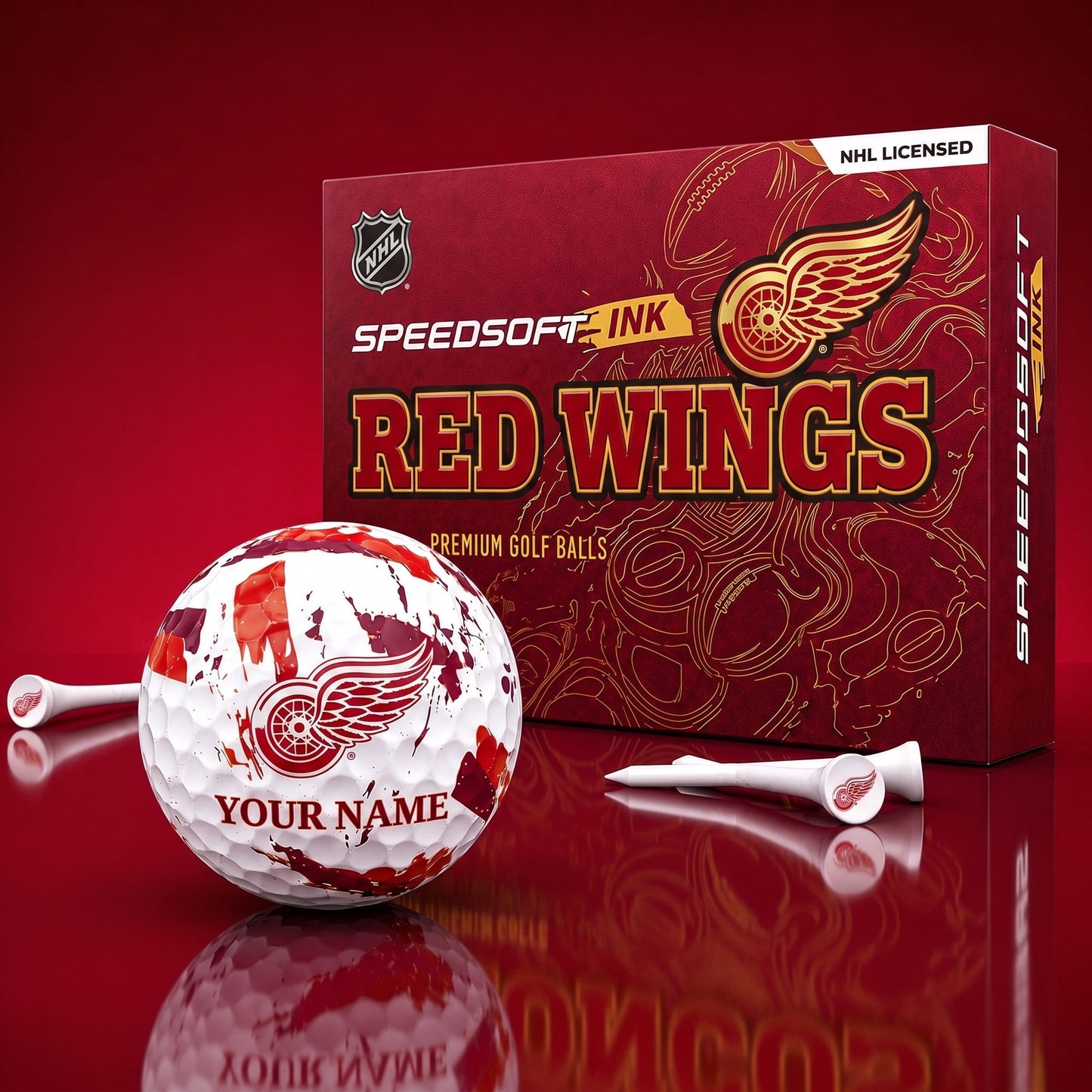 PREMIUM NHL X DRW EXCLUSIVE PERSONALIZED GOLF BALL SET LIMITED EDTION