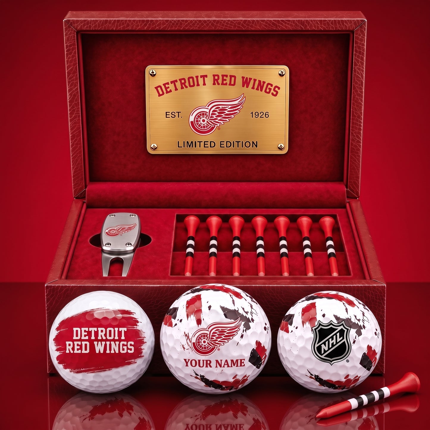 PREMIUM NHL X DRW EXCLUSIVE PERSONALIZED GOLF BALL SET LIMITED EDTION