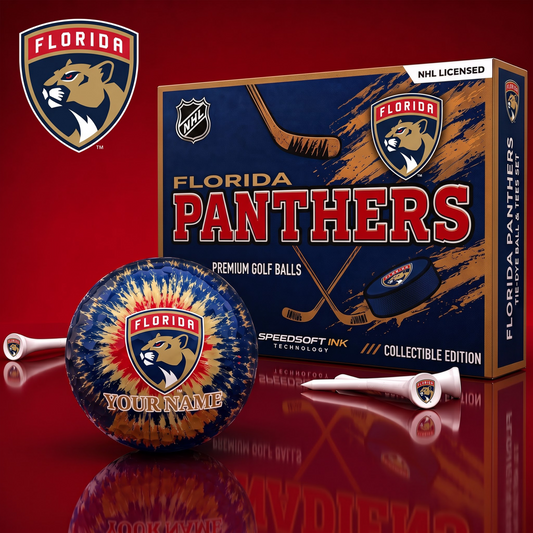 PREMIUM NHL  X FP EXCLUSIVE PERSONALIZED TIE-Dye OLF BALL SET LIMITED EDTION