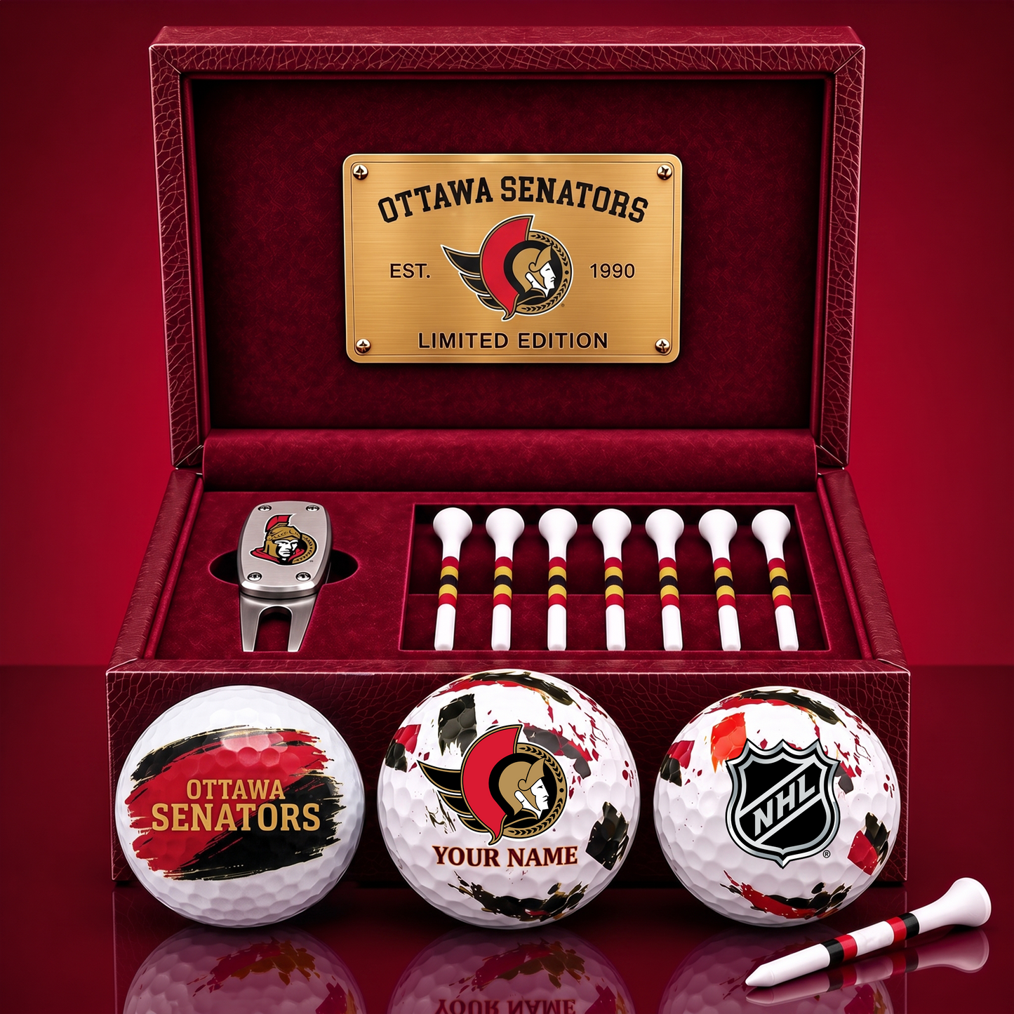 PREMIUM NHL X NOS EXCLUSIVE PERSONALIZED GOLF BALL SET LIMITED EDTION .jpeg