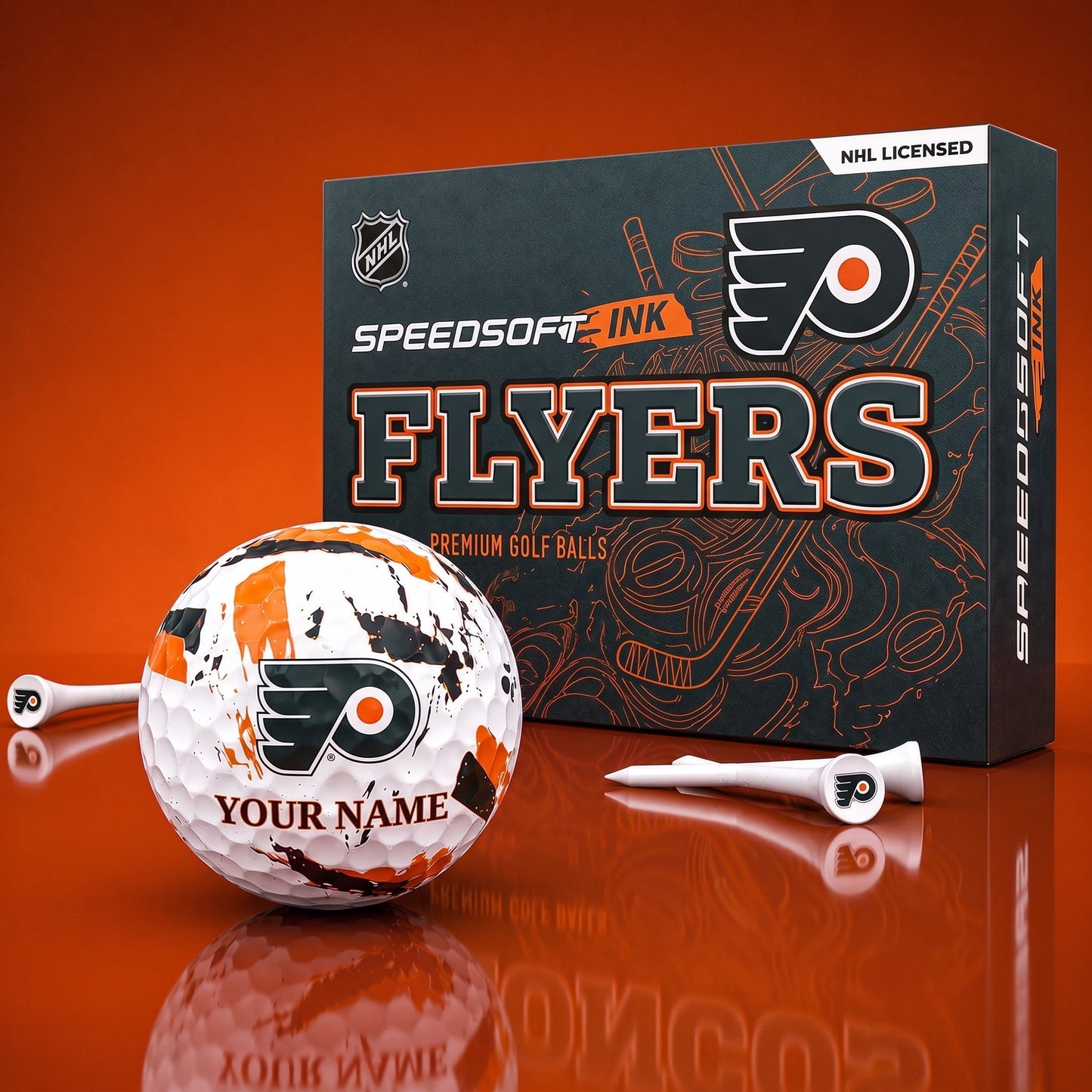 PREMIUM NHL X PF EXCLUSIVE PERSONALIZED GOLF BALL SET LIMITED EDTION