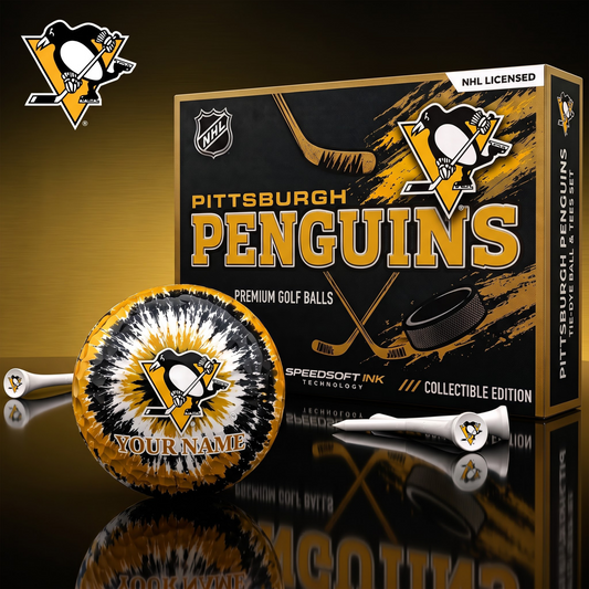 PREMIUM NHL  X PP EXCLUSIVE PERSONALIZED TIE-Dye OLF BALL SET LIMITED EDTION