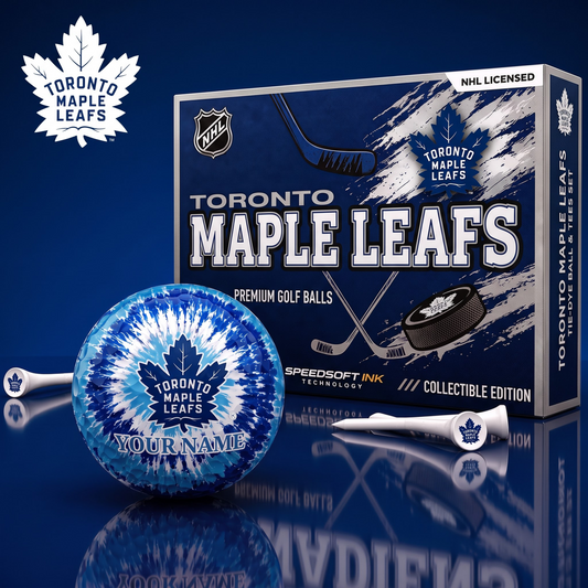 PREMIUM NHL  X TML EXCLUSIVE PERSONALIZED TIE-Dye OLF BALL SET LIMITED EDTION