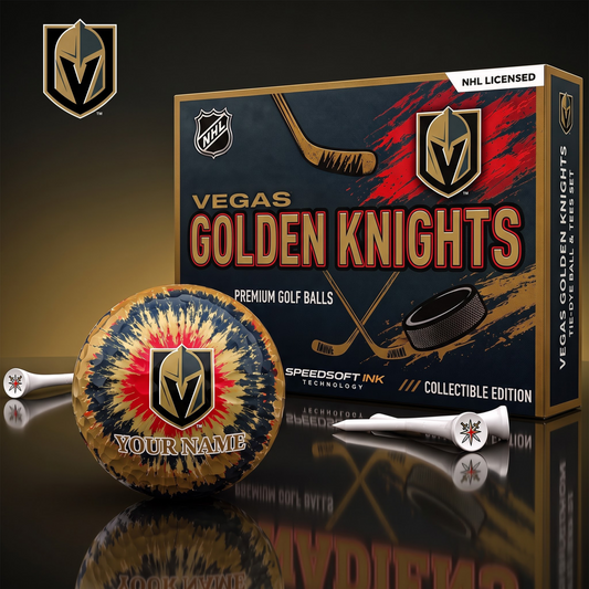 PREMIUM NHL  X VK EXCLUSIVE PERSONALIZED TIE-Dye OLF BALL SET LIMITED EDTION