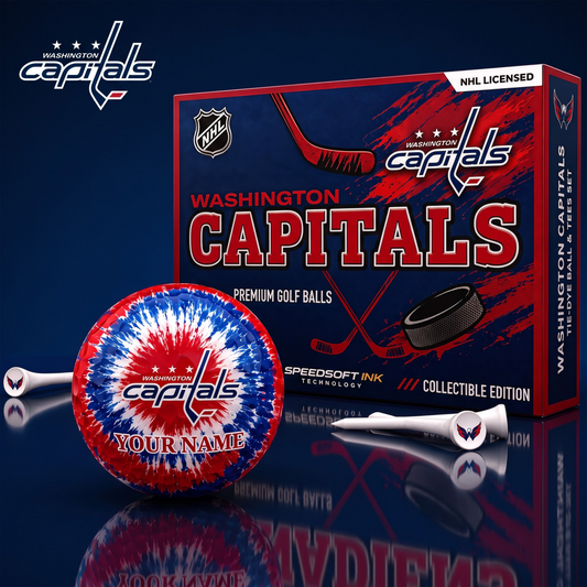 PREMIUM NHL  X WC EXCLUSIVE PERSONALIZED TIE-Dye OLF BALL SET LIMITED EDTION