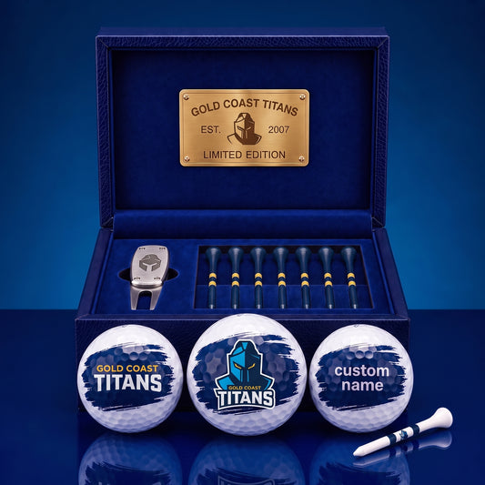 PREMIUM NRL X GCT EXCLUSIVE PERSONALIZED GOLF BALL SET LIMITED EDTION