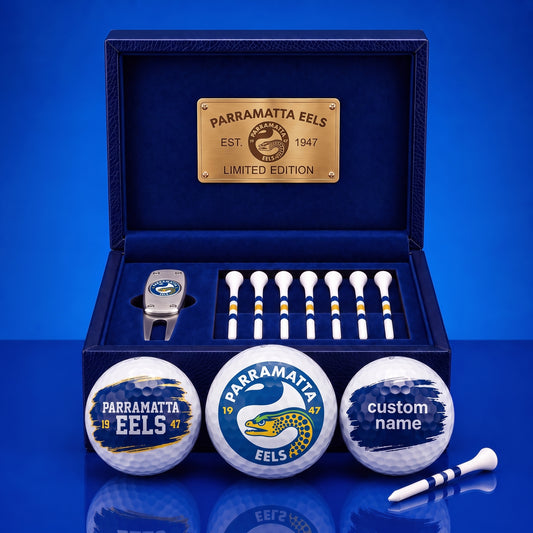 PREMIUM NRL X PE EXCLUSIVE PERSONALIZED GOLF BALL SET LIMITED EDTION
