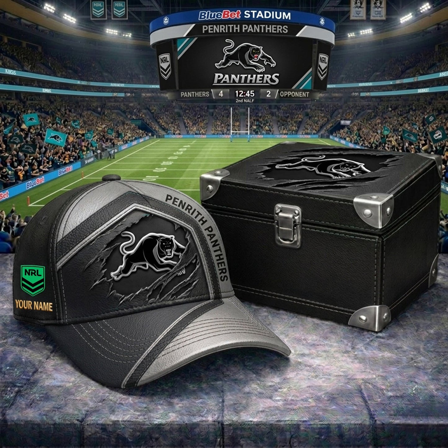 PREMIUM NRL X PP CRACK CUSTOM NAME HAT LIMITED EDITION NDT NHM 070526