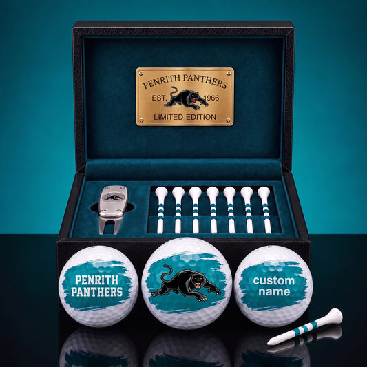PREMIUM NRL X PP EXCLUSIVE PERSONALIZED GOLF BALL SET LIMITED EDTION