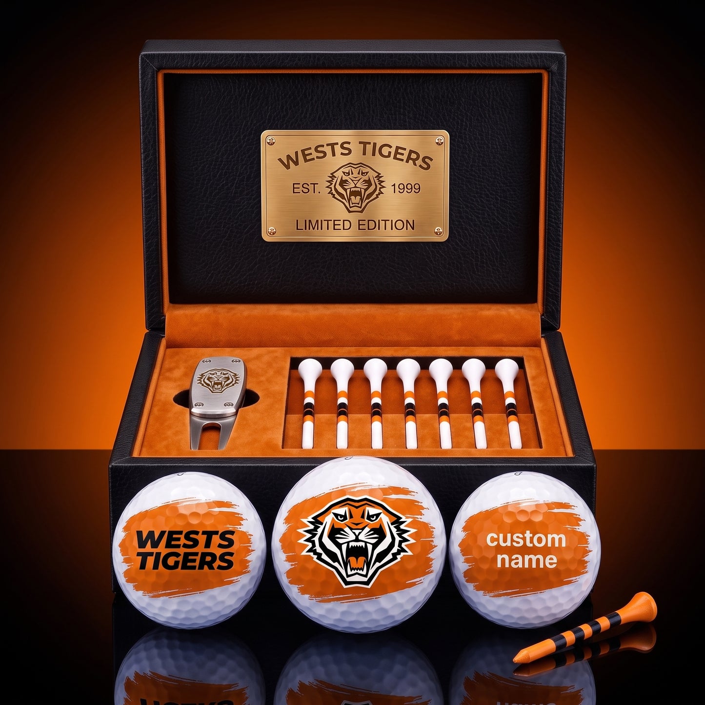 PREMIUM NRL X WT EXCLUSIVE PERSONALIZED GOLF BALL SET LIMITED EDTION
