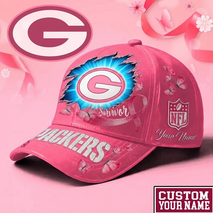 PREMIUM NFL X GB  EXCLUSIVE  BREAST CANCER SURVIOR CAP