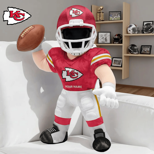 PREMUM NFL X KC Players Custom Shape Pillow Custom Name Gifts FOR FAN