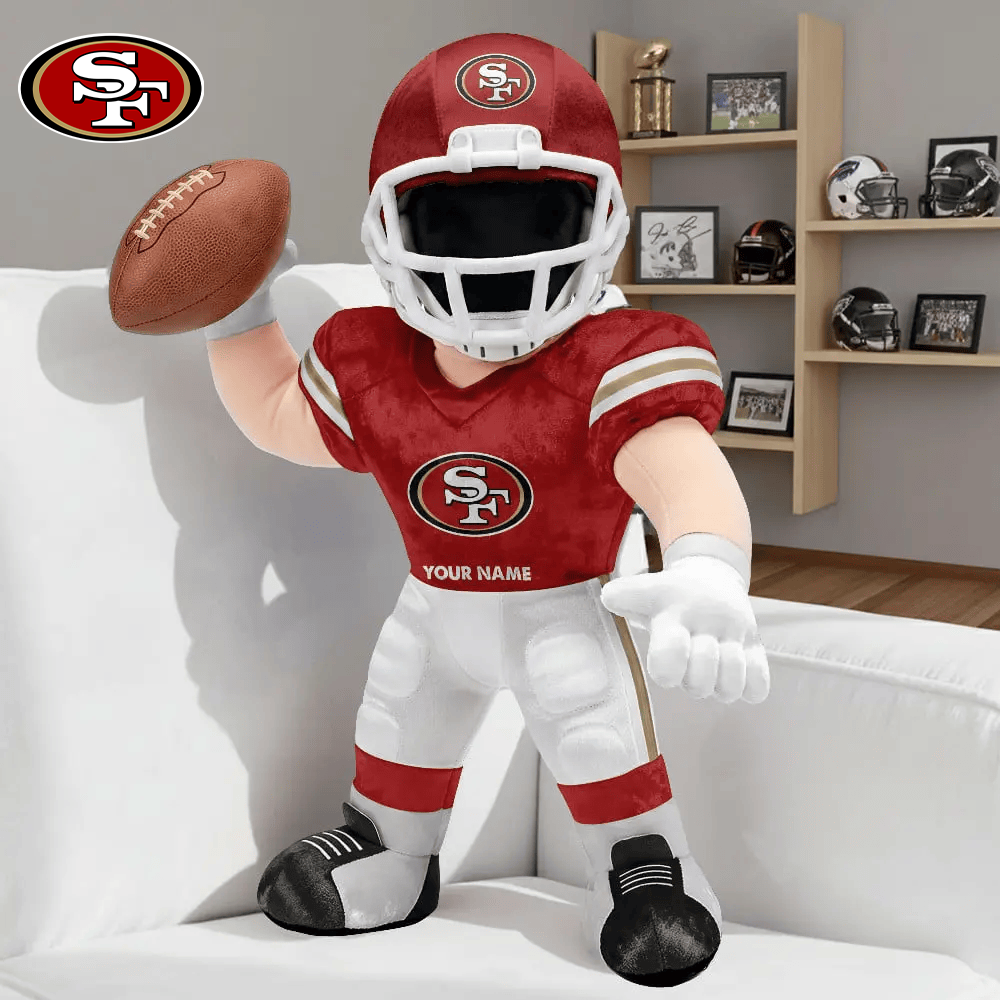 PREMUM NFL X SF Players Custom Shape Pillow Custom Name Gifts FOR FAN