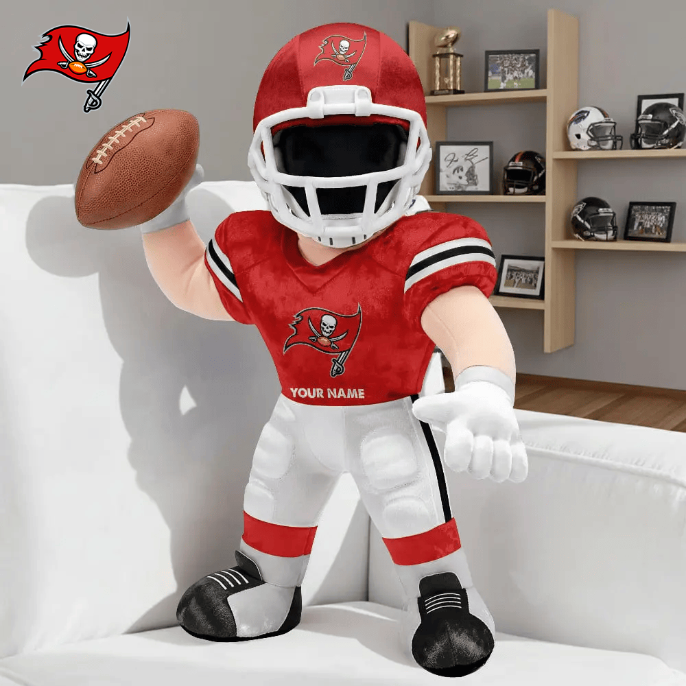 PREMUM NFL X TBB Players Custom Shape Pillow Custom Name Gifts FOR FAN