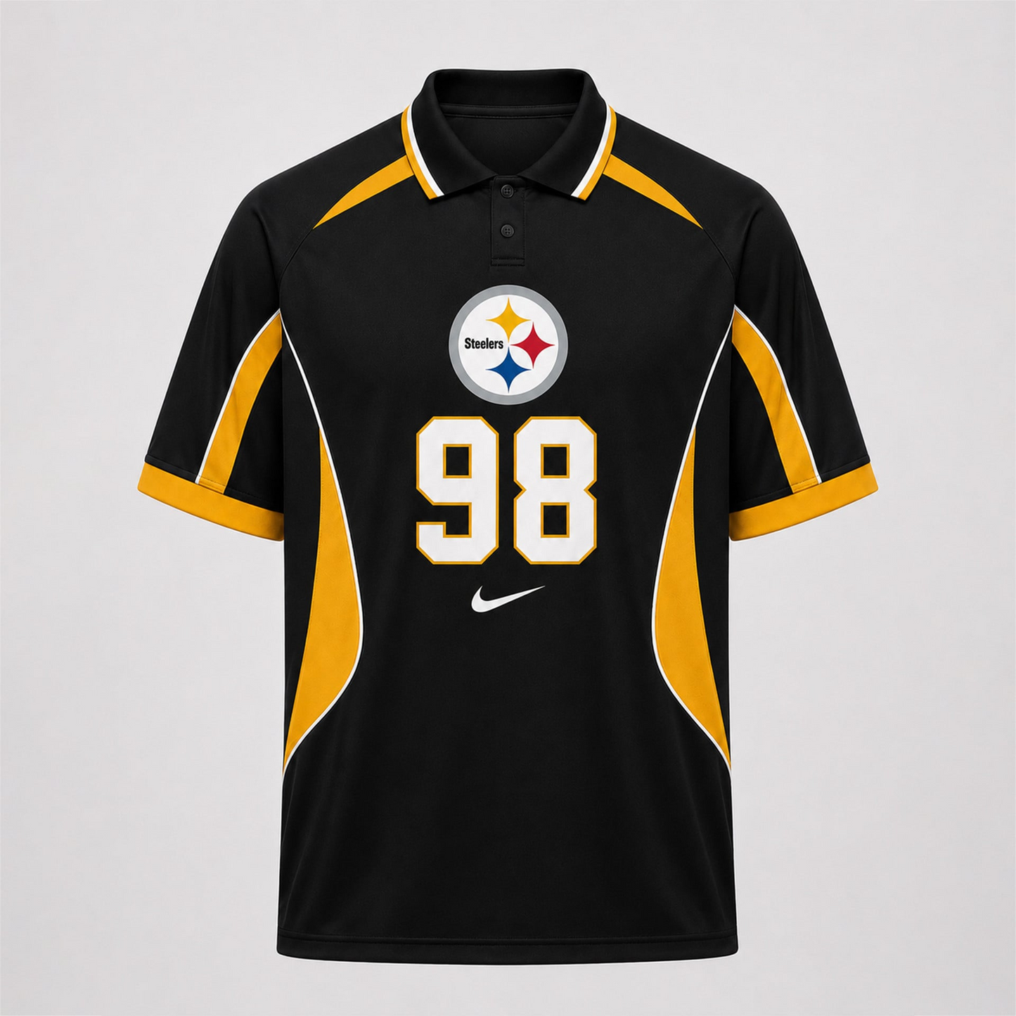 PS Premium NFL Custom Number Sports Style Polo Shirt