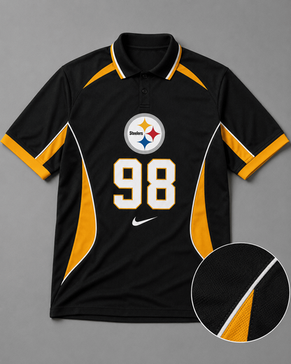 PS Premium NFL Custom Number Sports Style Polo Shirt
