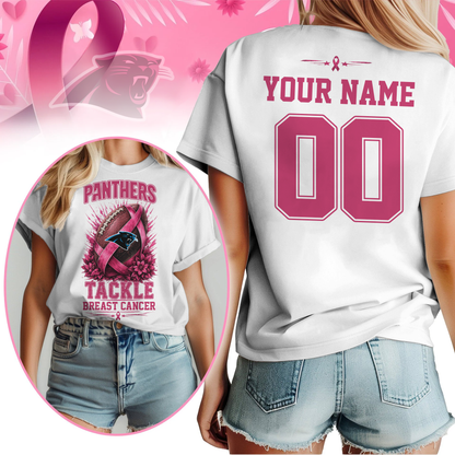Personalized CP x NFL Premium Tackle Breast Cancer Shirt