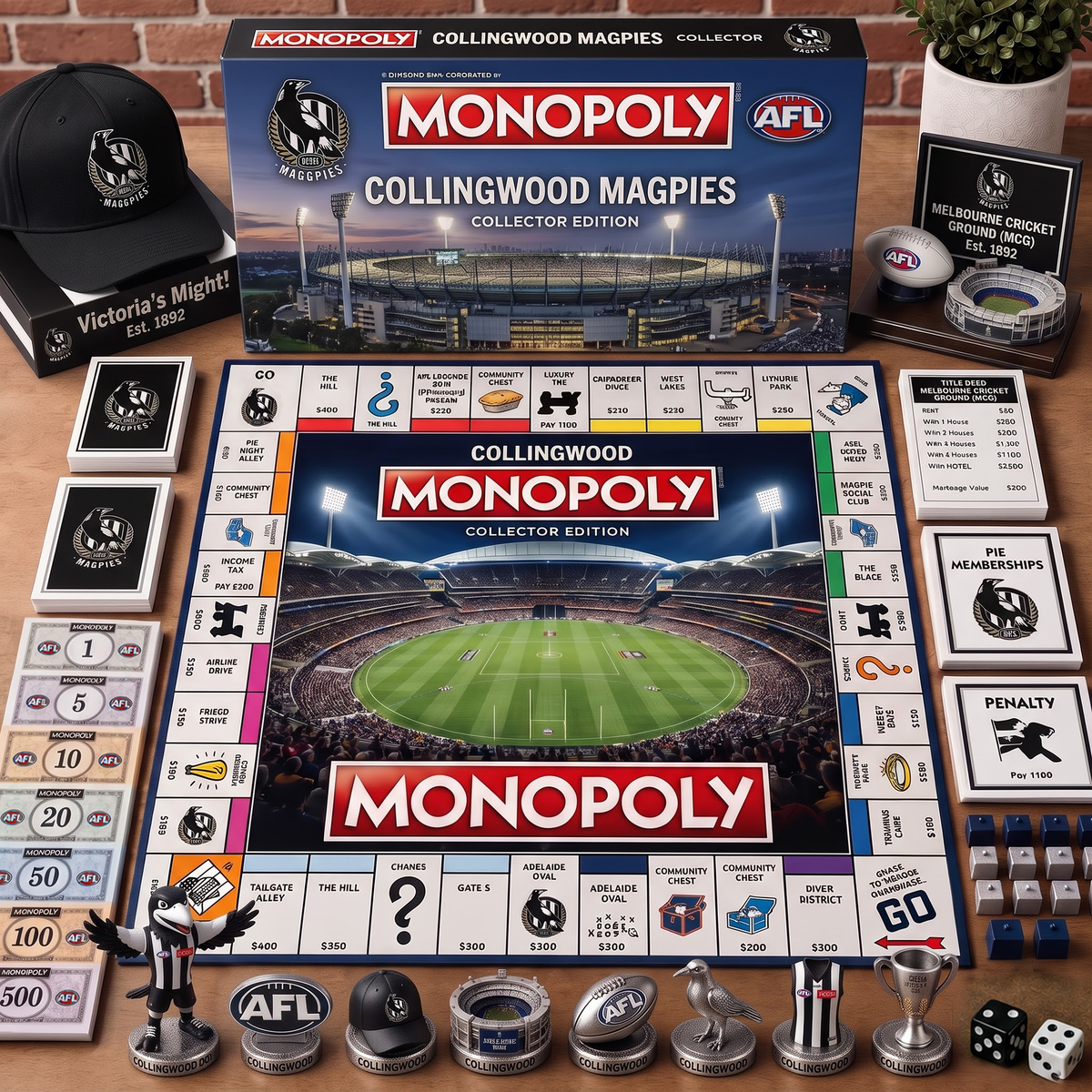 Premium AFL CM Monopoly Collector’s Edition Board Game