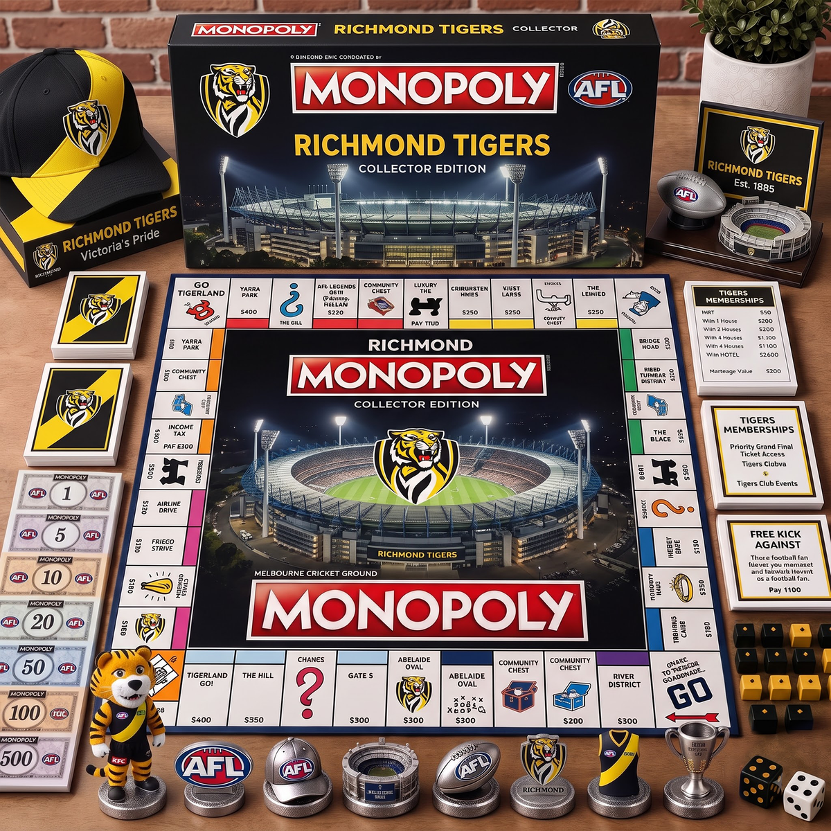Premium AFL RT Monopoly Collector’s Edition Board Game