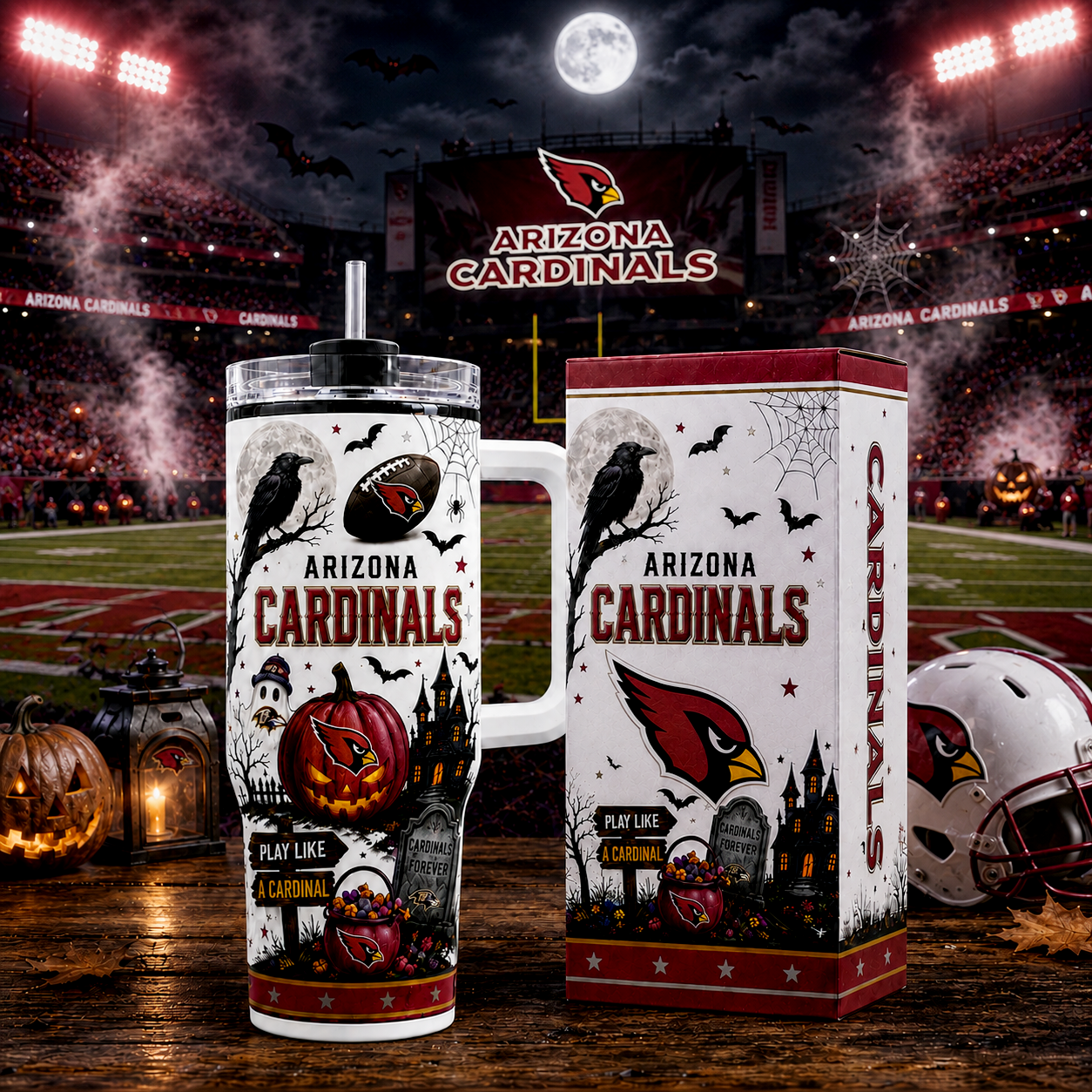 Premium NFL AC Halloween Spirit Insulated Tumbler
