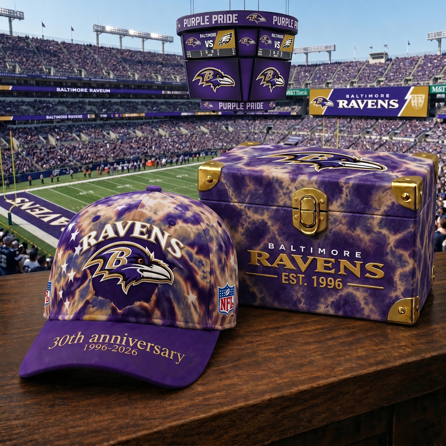 Premium NFL BAL Anniversary Pride Cap