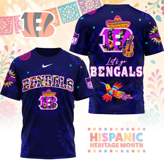 Premium NFL CIN Hispanic Heritage Fiesta T-shirt