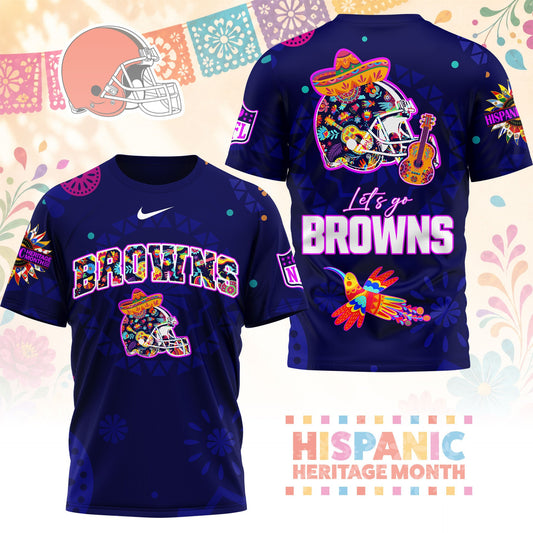 Premium NFL CLE Hispanic Heritage Fiesta T-shirt